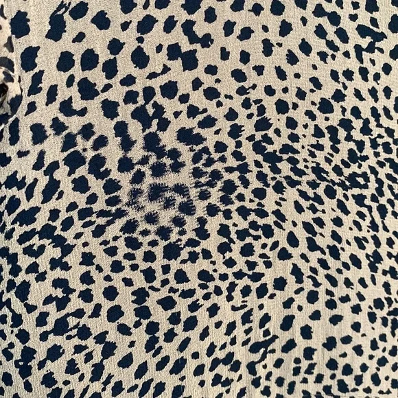 Robbie Bee Vintage Silk Cheetah Leopard Midi Dress 12P - Picture 8 of 9